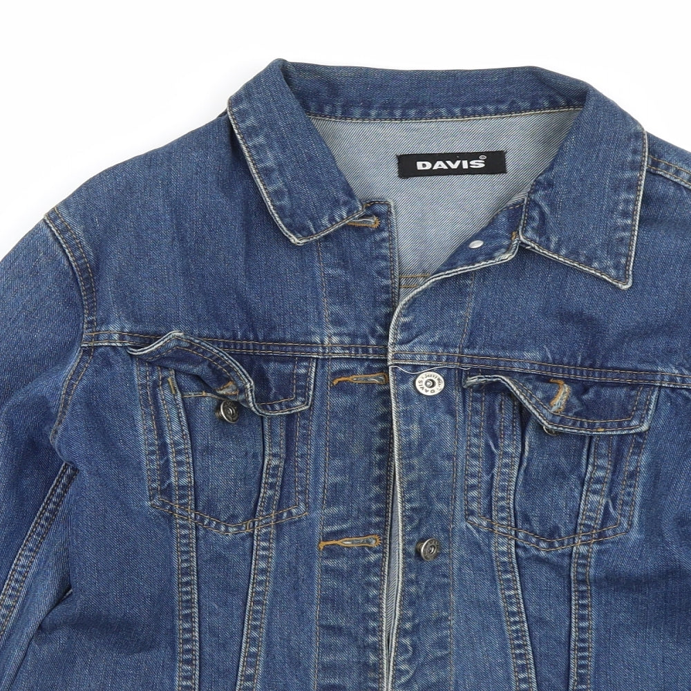 Davis Womens Blue  Denim Jacket  Size 12