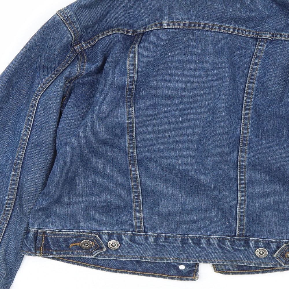 Davis Womens Blue  Denim Jacket  Size 12