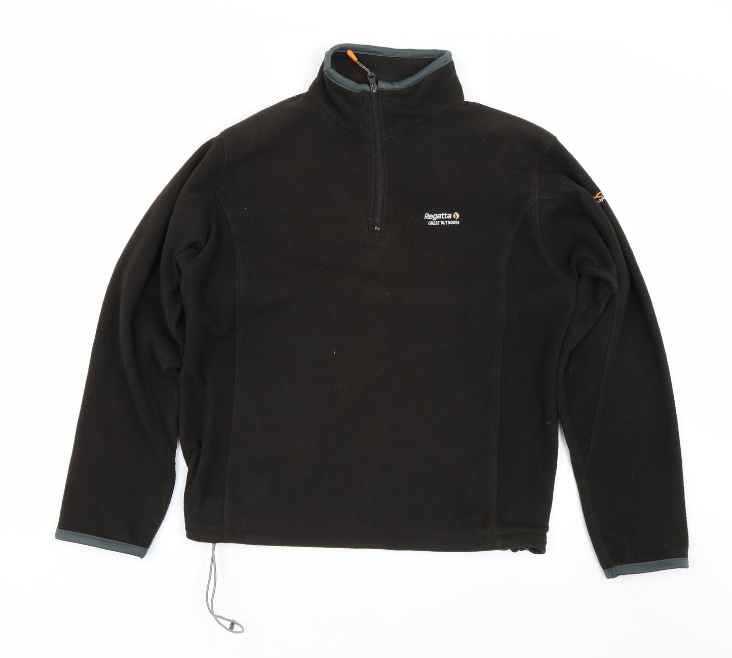 Regetta Womens Black  Fleece Pullover Sweatshirt Size M