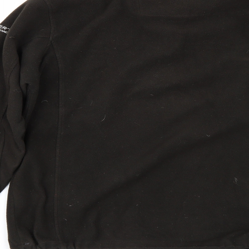 Regetta Womens Black  Fleece Pullover Sweatshirt Size M