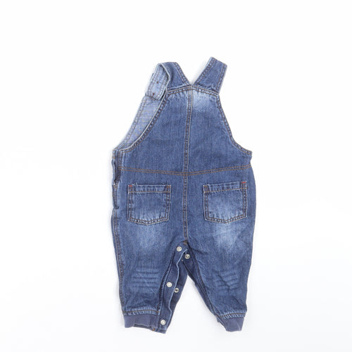 George Baby Blue   Dungaree Outfit/Set Size 3-6 Months