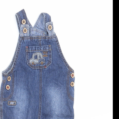 George Baby Blue   Dungaree Outfit/Set Size 3-6 Months