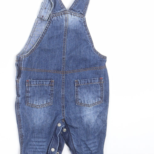 George Baby Blue   Dungaree Outfit/Set Size 3-6 Months