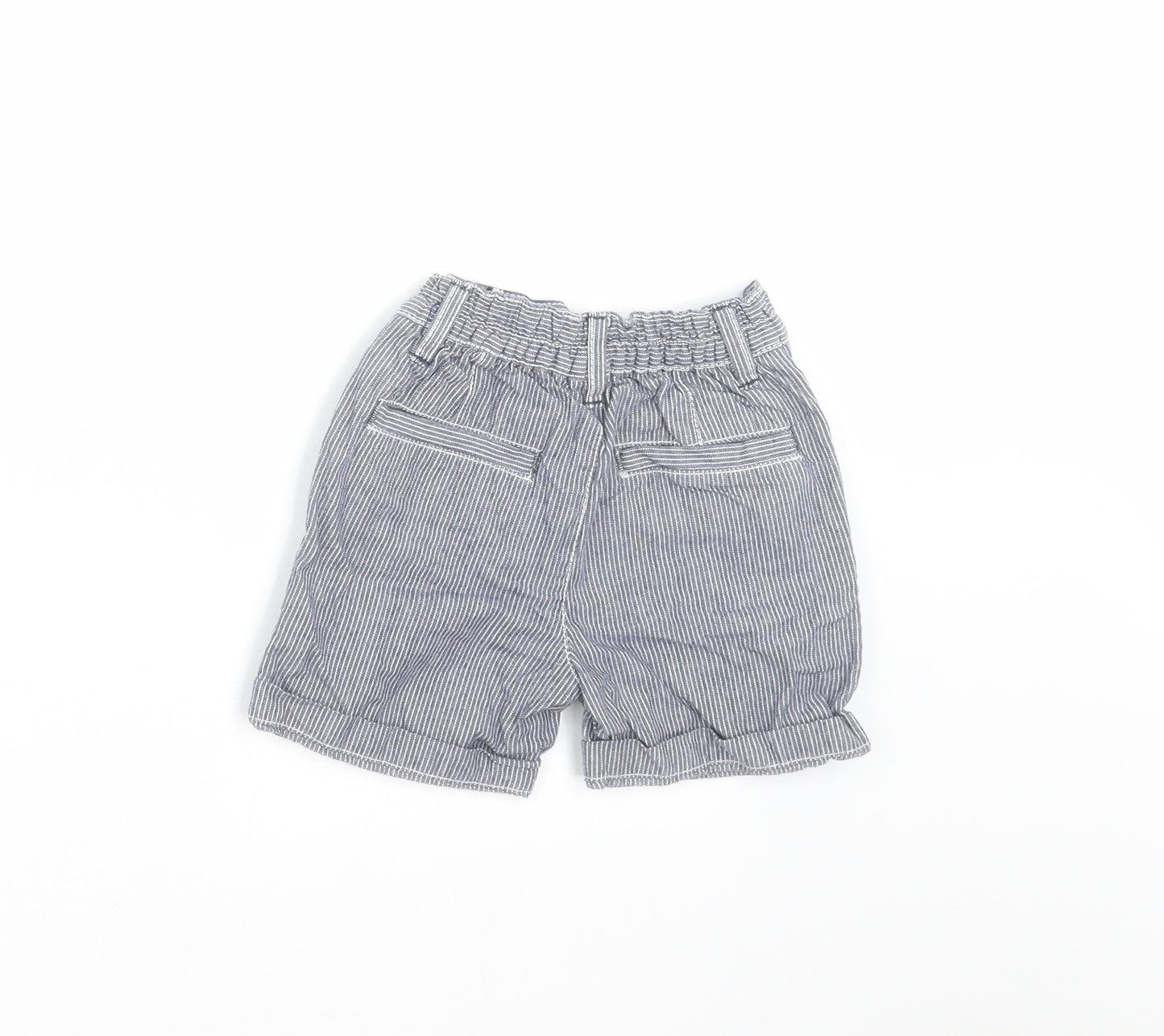 TU Baby Blue Striped   Trousers Size 6-9 Months  - shorts