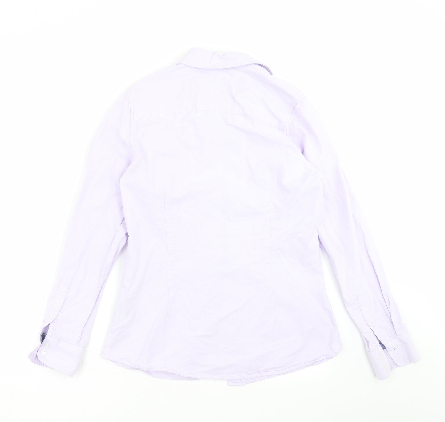 Crew Clothing Womens Purple   Basic Button-Up Size 8