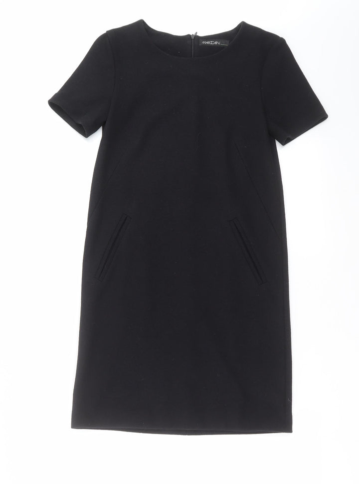 Marc Cain Womens Black Shift Size S