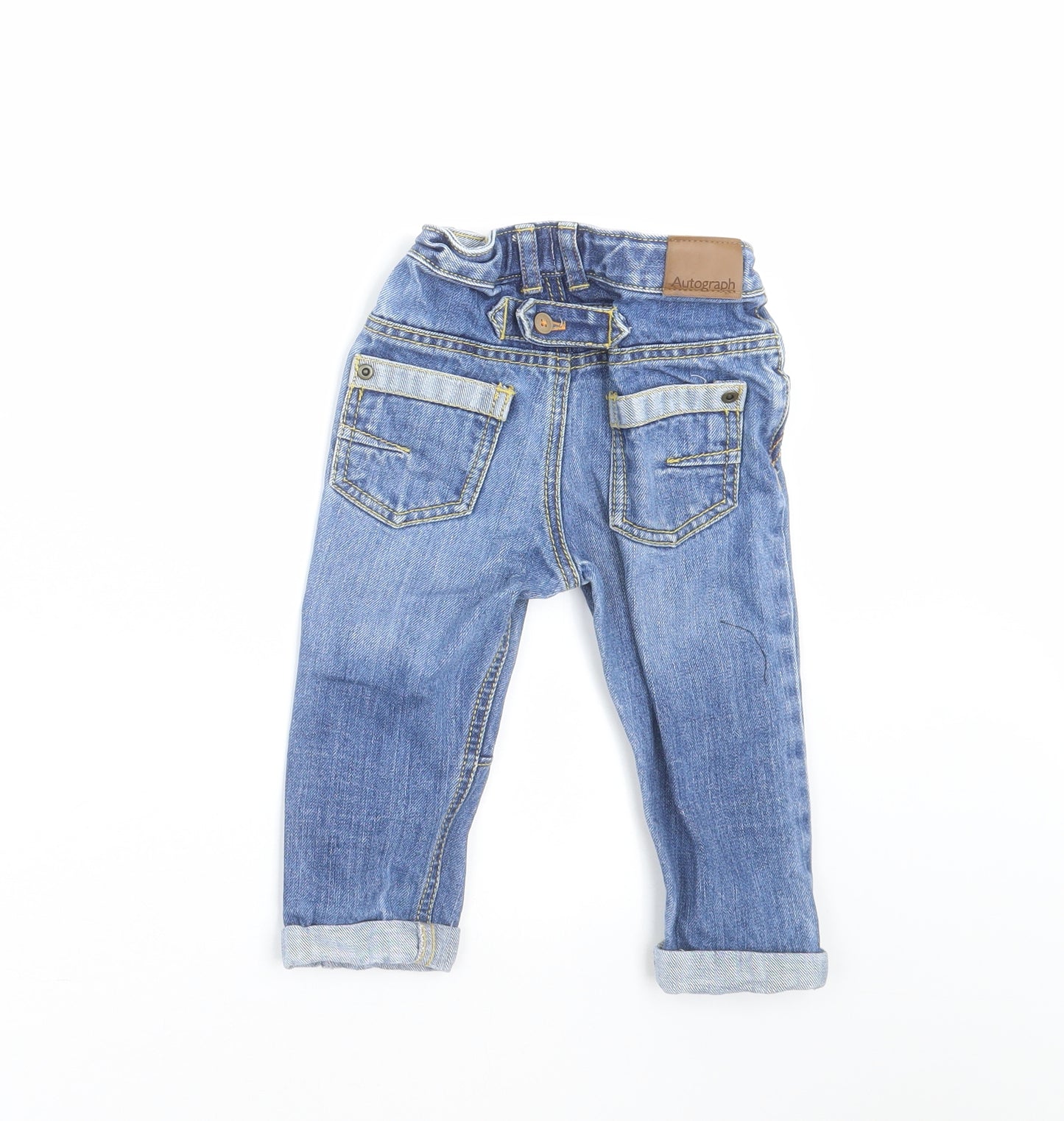 Marks and Spencer Baby Blue  Denim  Jeans Size 12-18 Months