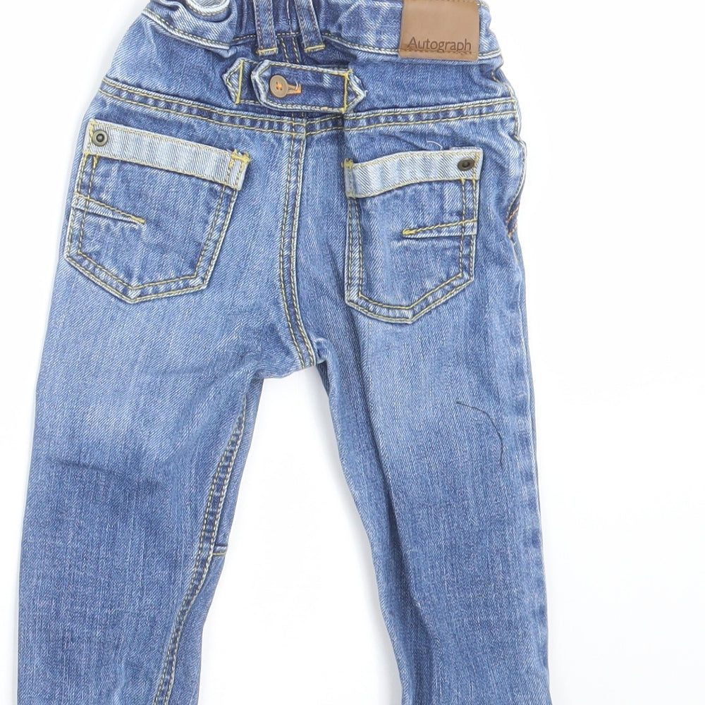 Marks and Spencer Baby Blue  Denim  Jeans Size 12-18 Months