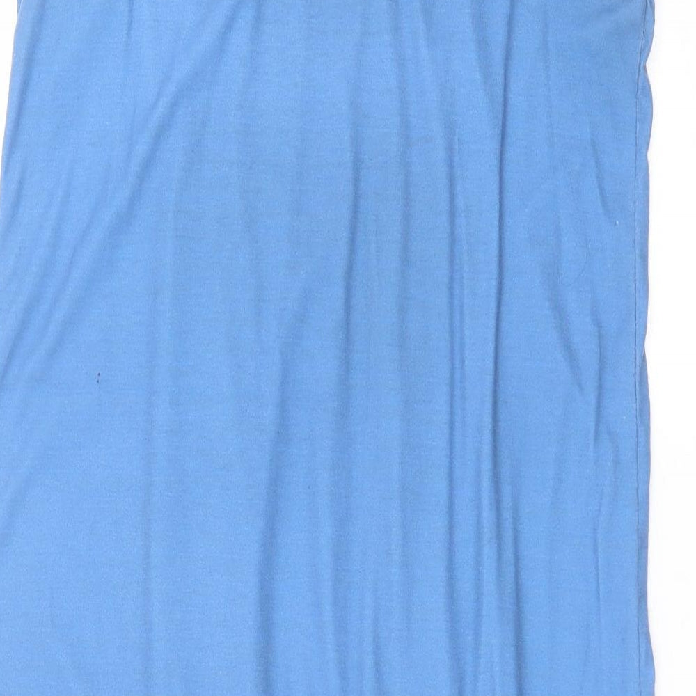 Preworn Womens Blue Floral  Shift  Size L