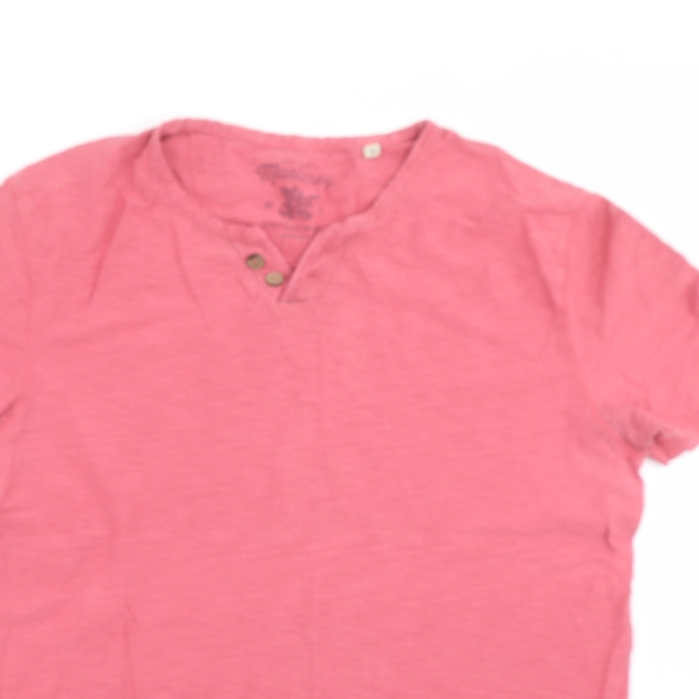 Mantaray Mens Pink    T-Shirt Size M