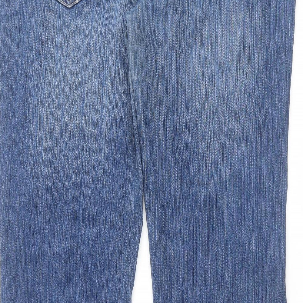 George Womens Blue  Denim Bootcut Jeans Size 18 L30 in