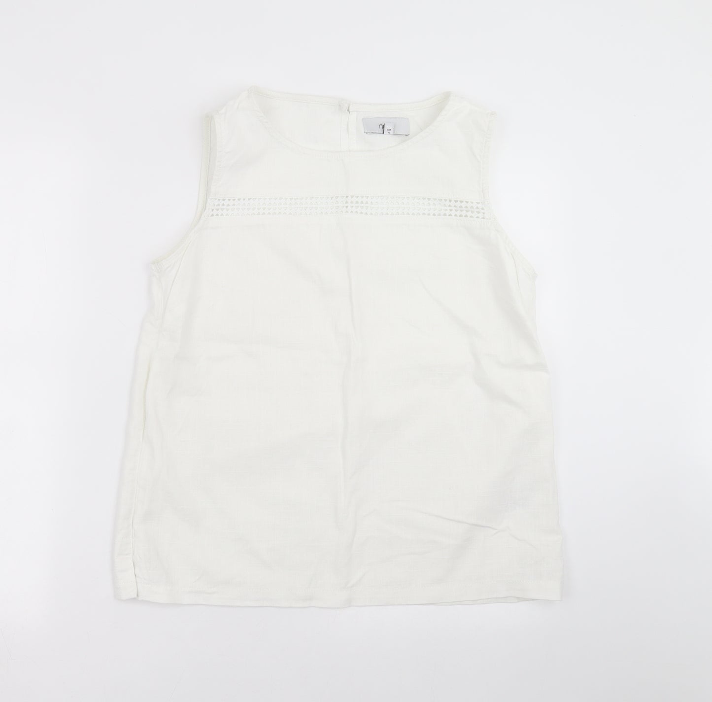 NEXT Womens White   Basic Blouse Size 14