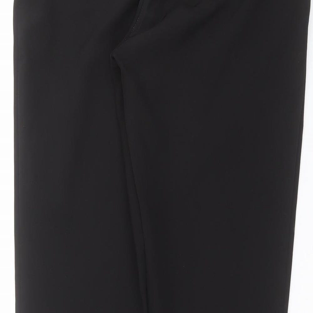M&Co Womens Black   Trousers  Size 10 L28 in