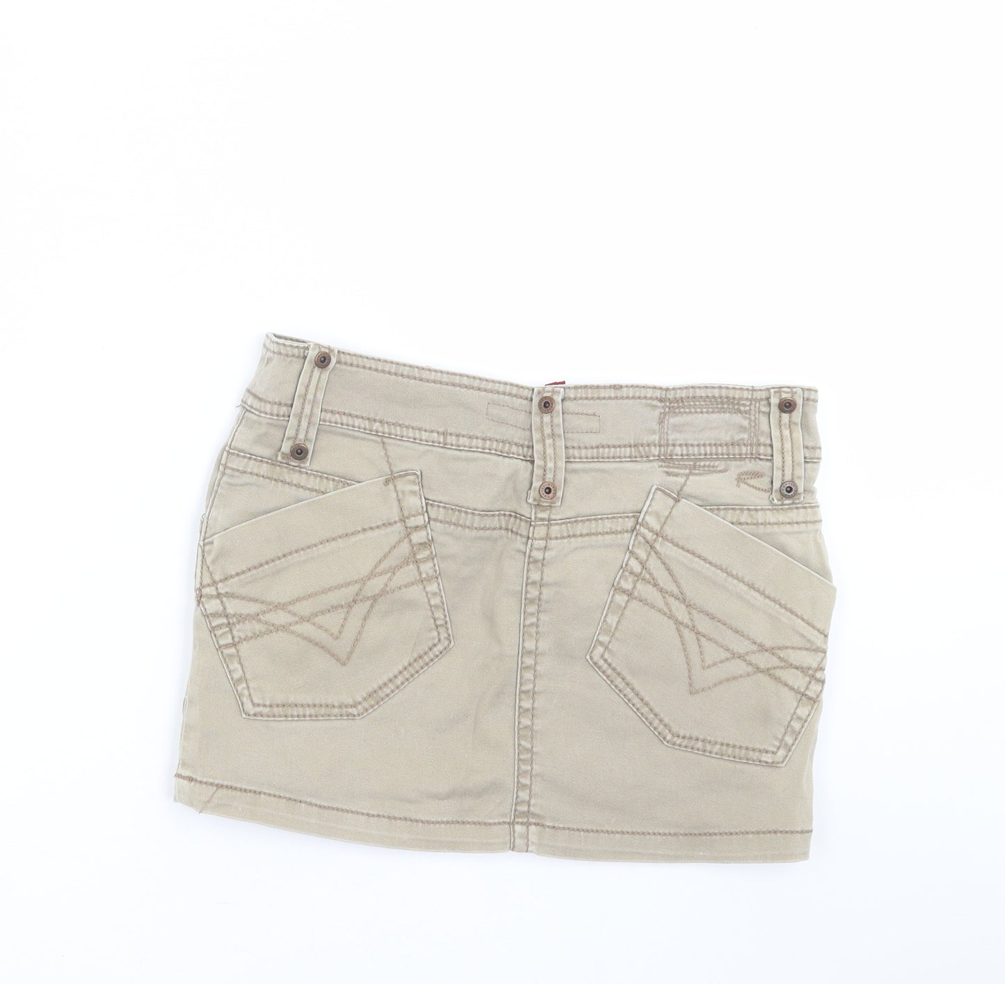 River Island Womens Green   Mini Skirt Size 8