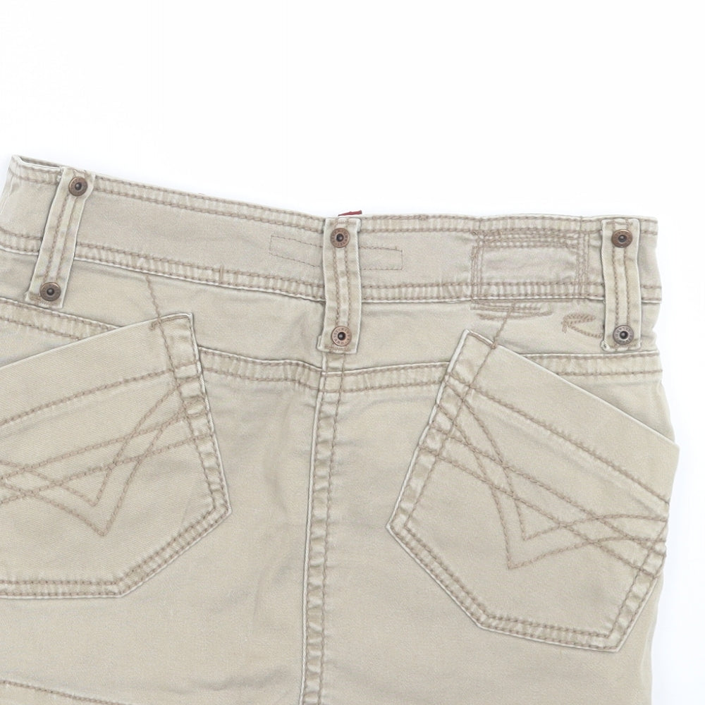 River Island Womens Green   Mini Skirt Size 8