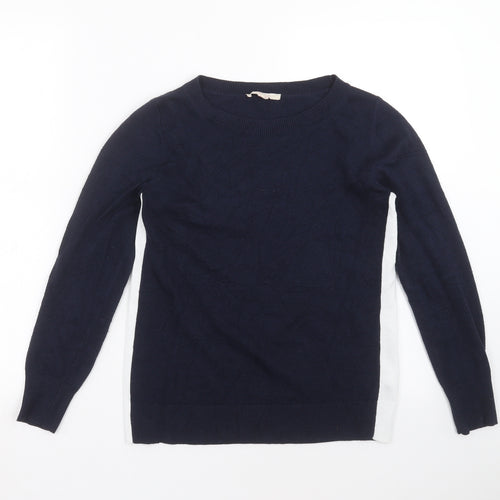 Esprit Womens Blue  Knit Pullover Jumper Size XS