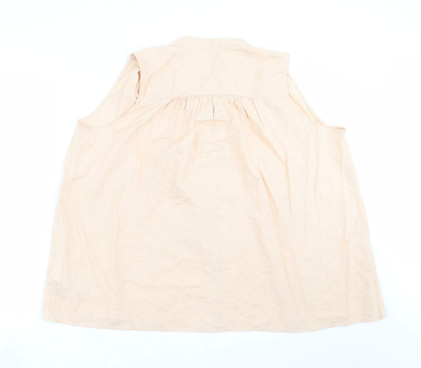 Uniqlo Womens Orange   Basic Blouse Size L  - Peach colour