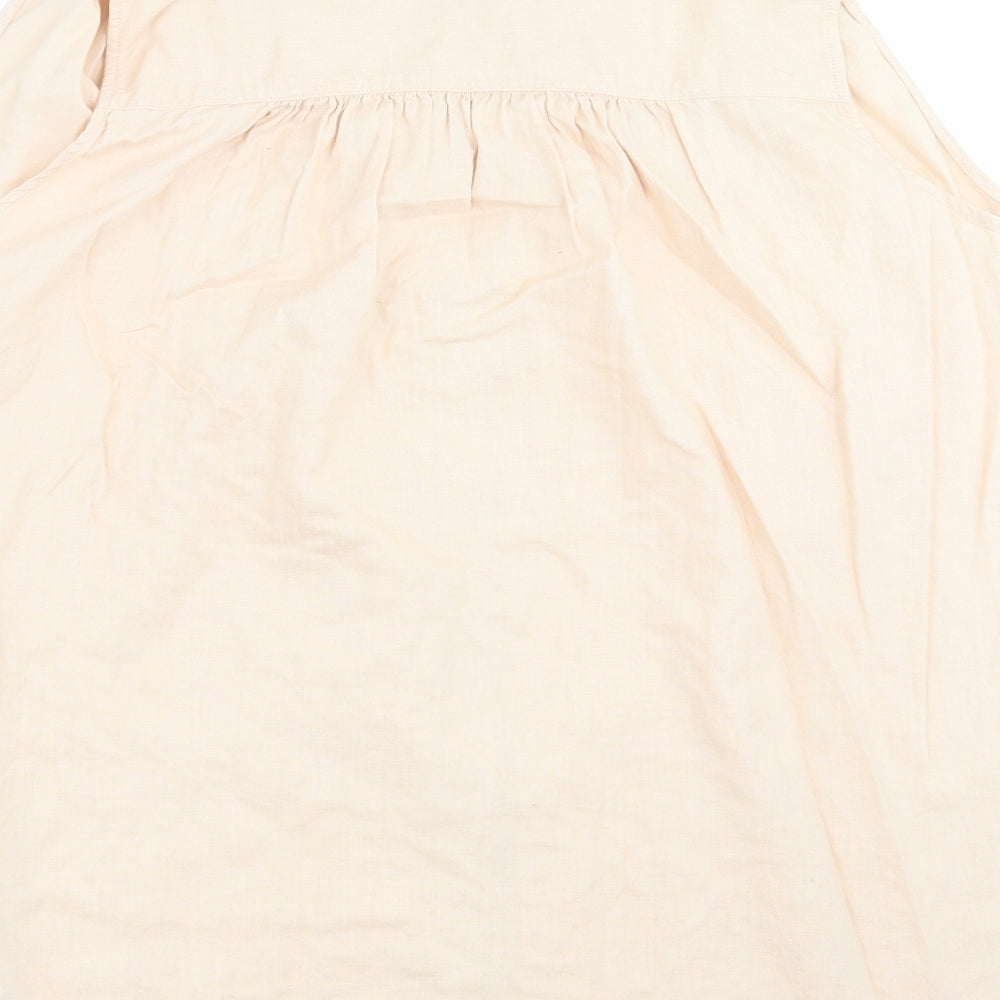 Uniqlo Womens Orange   Basic Blouse Size L  - Peach colour