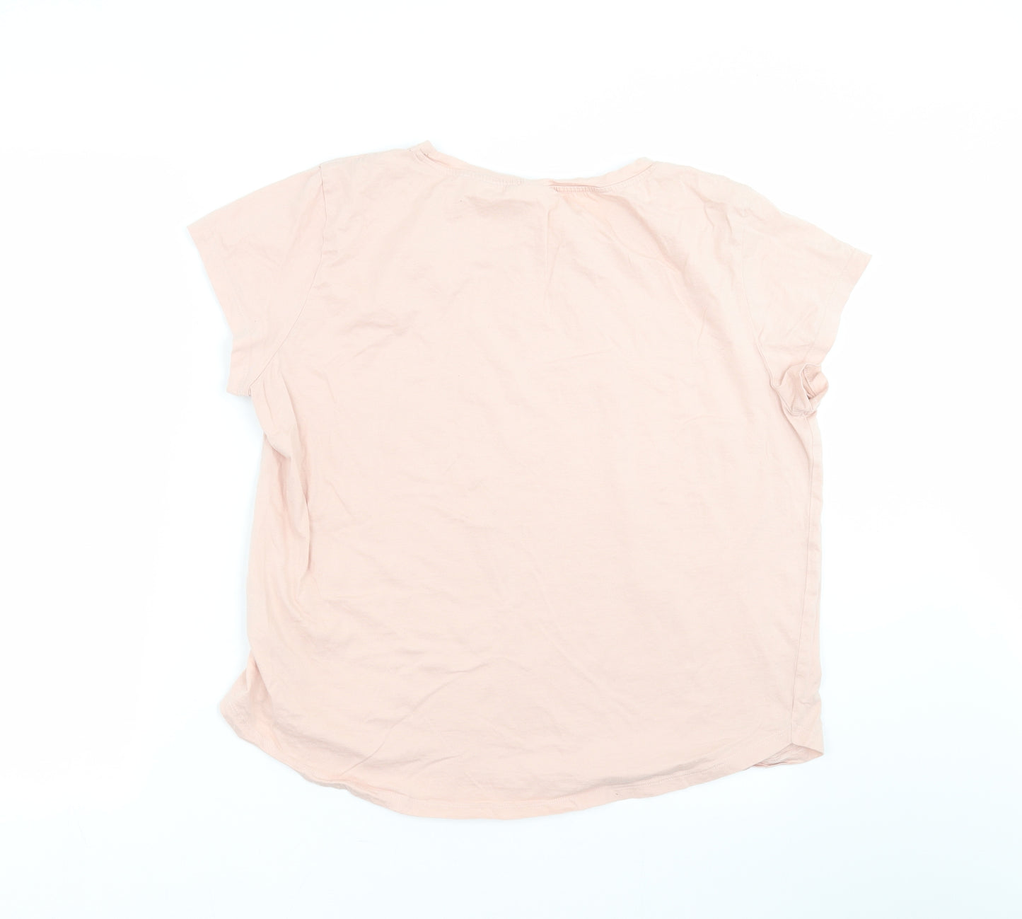 H&M Womens Pink   Basic T-Shirt Size L