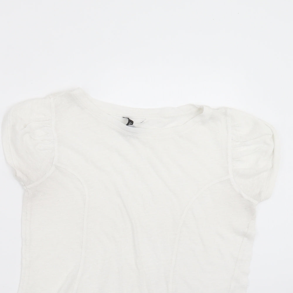 NEXT Womens White   Basic T-Shirt Size 8