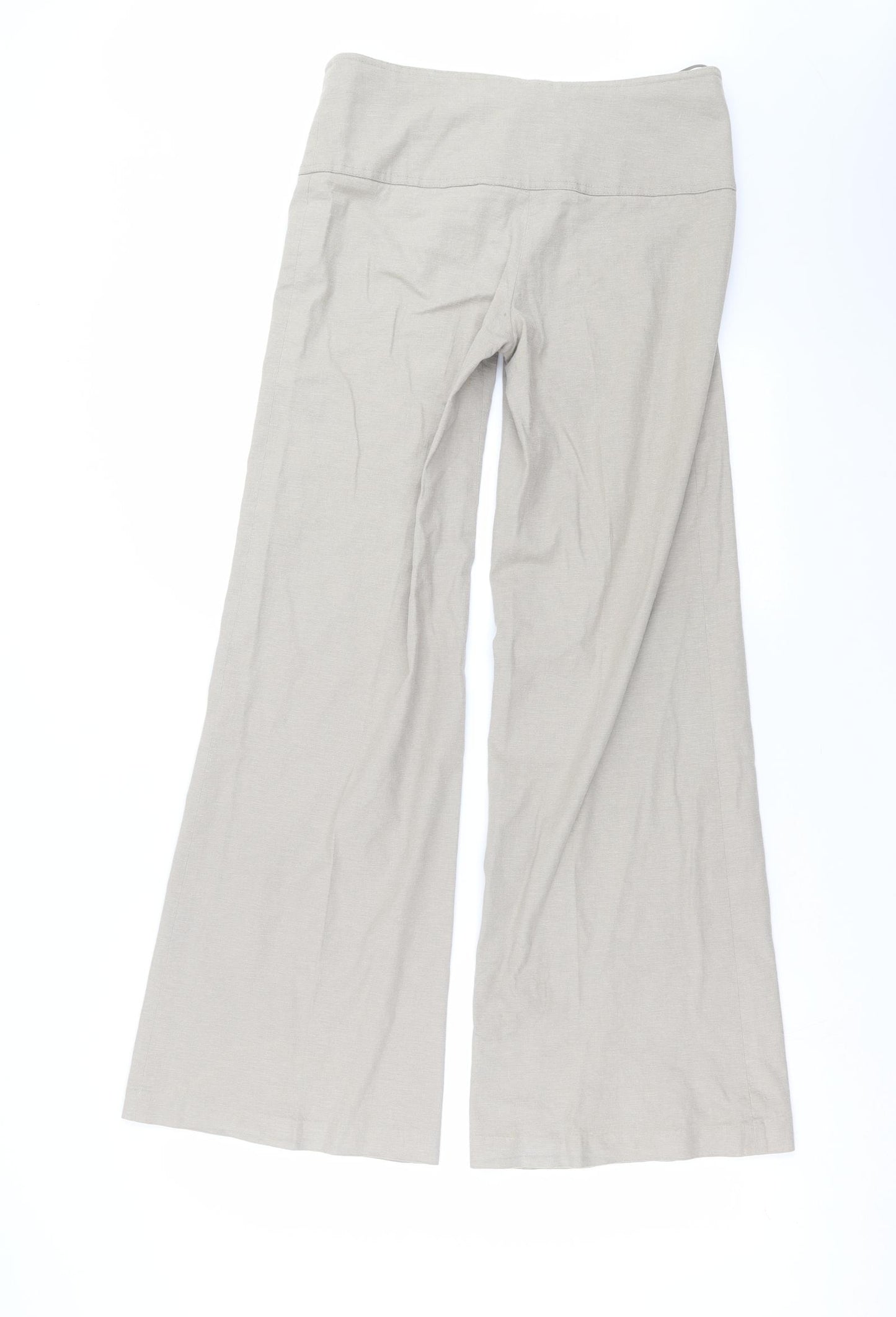 Kookai Womens Beige   Trousers  Size 8 L31 in