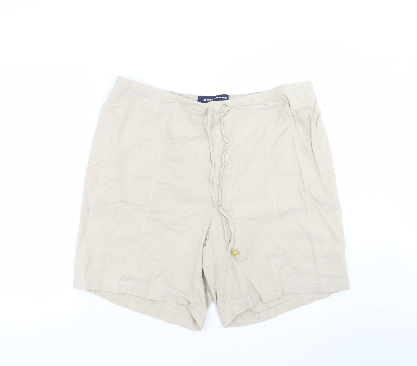 Evans Womens Beige   Chino Shorts Size 24