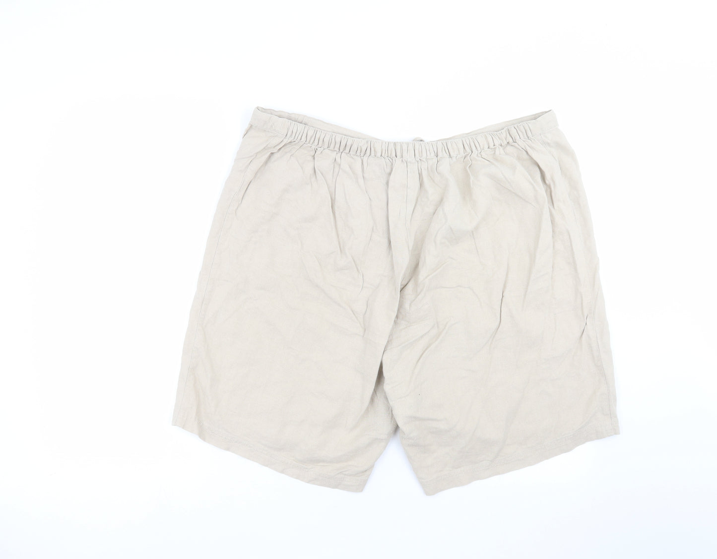 Evans Womens Beige   Chino Shorts Size 24