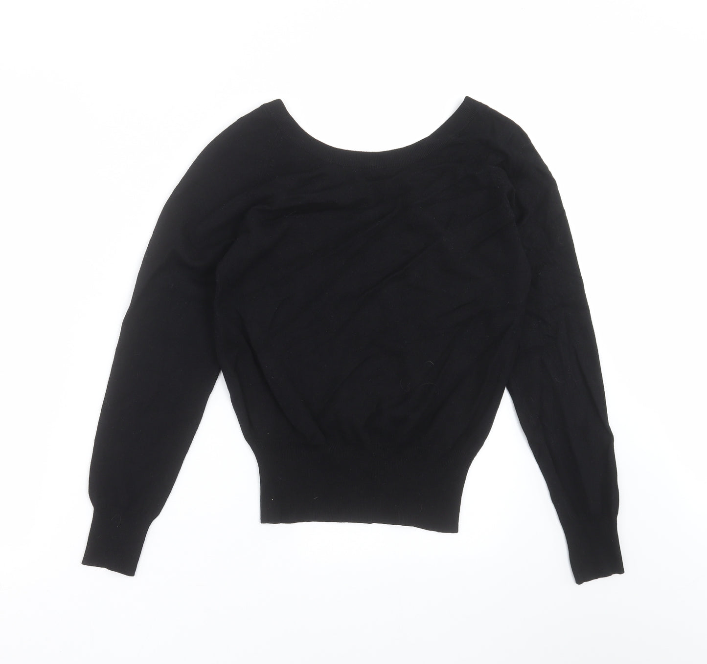 Marks and Spencer Womens Black  Knit Pullover Jumper Size 10