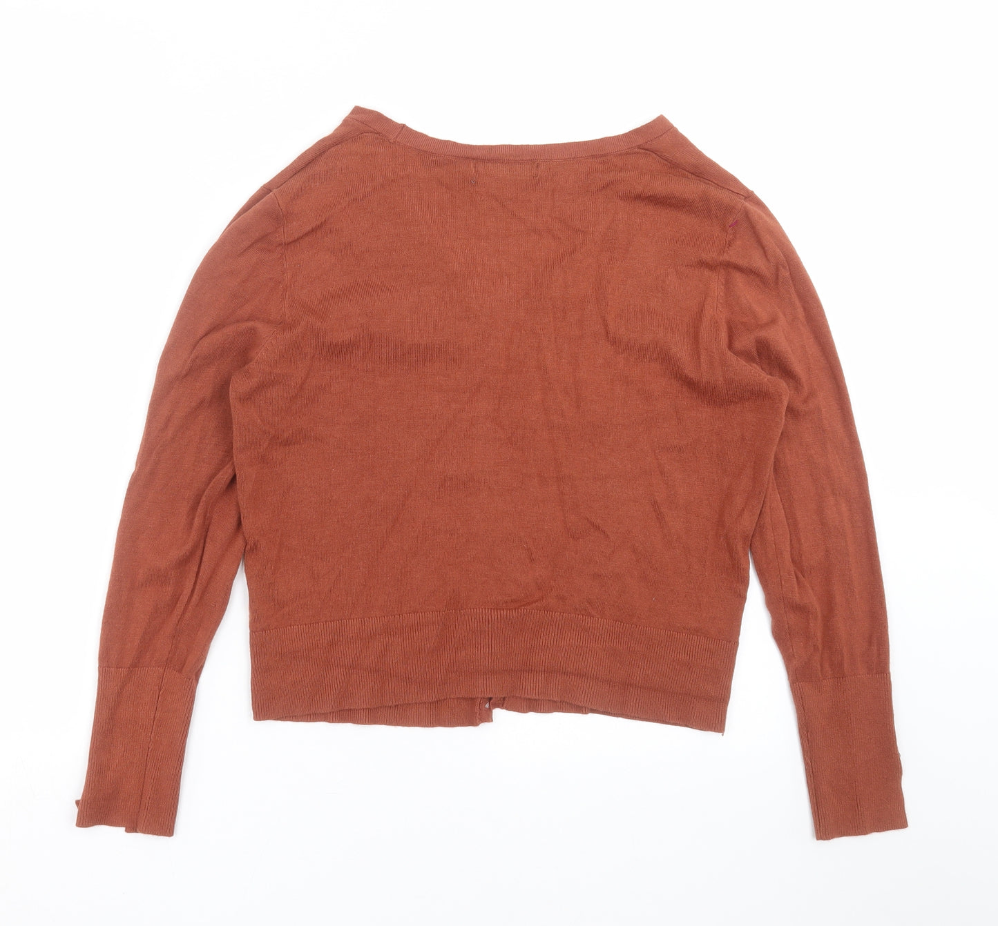 Primark Womens Brown  Knit Cardigan Jumper Size M