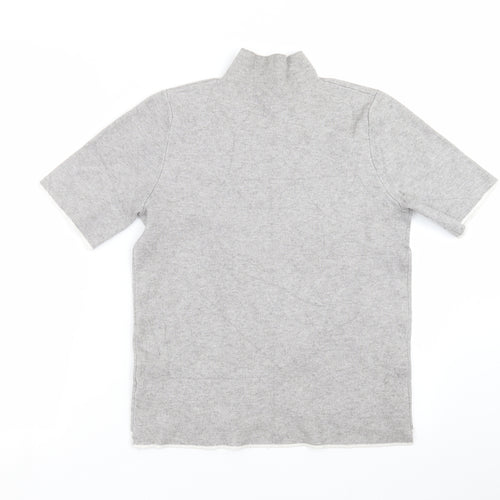 Zara Womens Grey  Knit Pullover Jumper Size L
