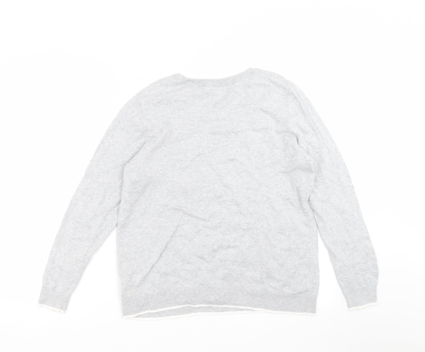Gap Mens Grey  Knit Pullover Jumper Size M