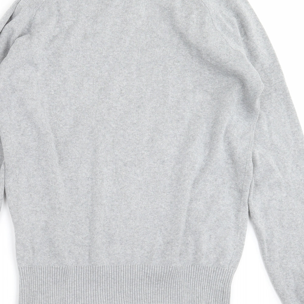 883 Police Mens Grey  Knit Pullover Jumper Size S