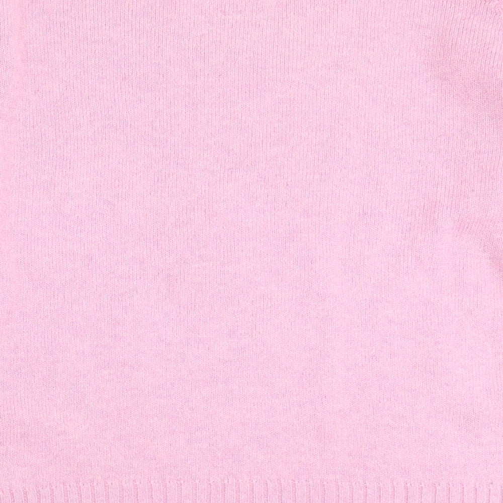 Marks and Spencer Womens Pink  Knit Pullover Jumper Size 16