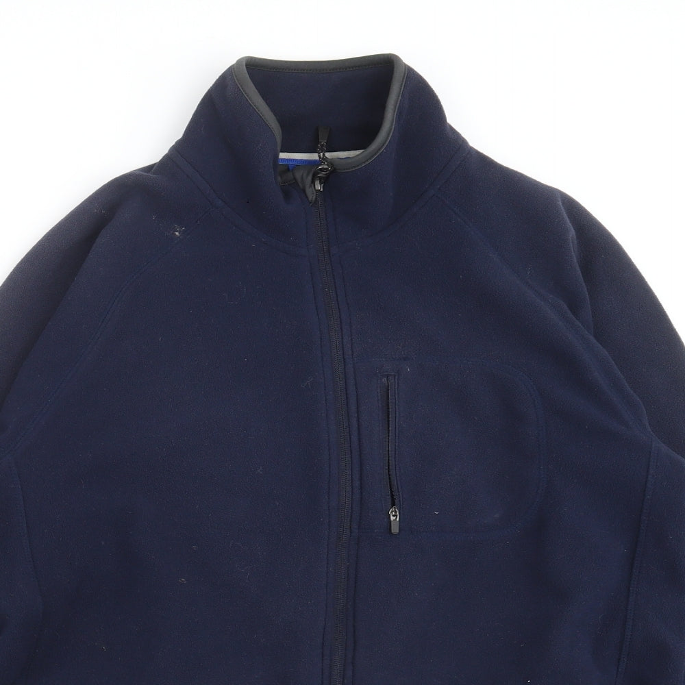 Blue Harbour Womens Blue  Fleece Full Zip Jumper Size M