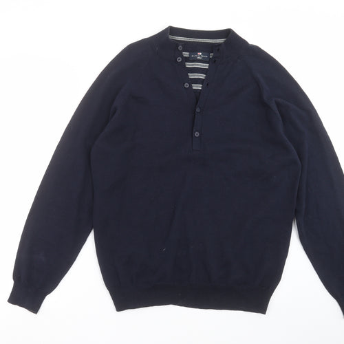 Marks and Spencer Mens Blue  Knit Pullover Jumper Size M