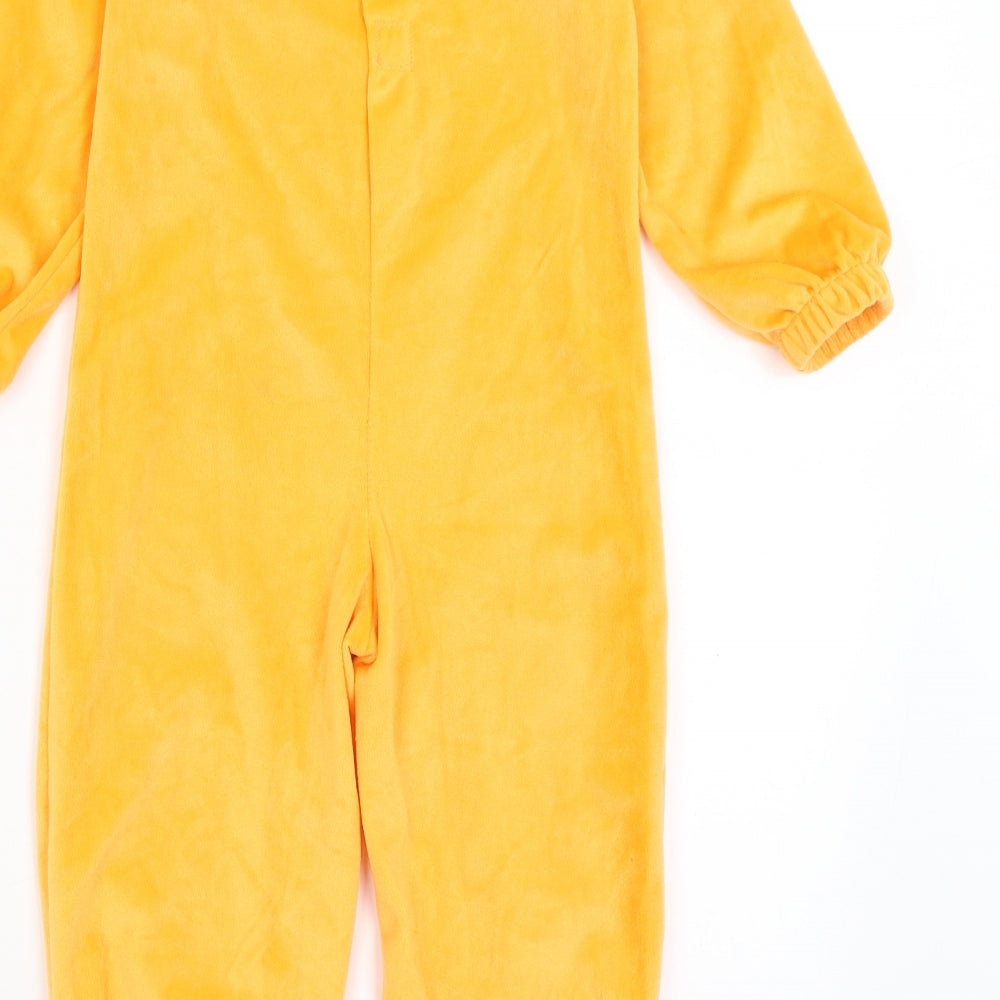 F&F Boys Orange Solid   One Piece Size 3-4 Years  - Pumpkin