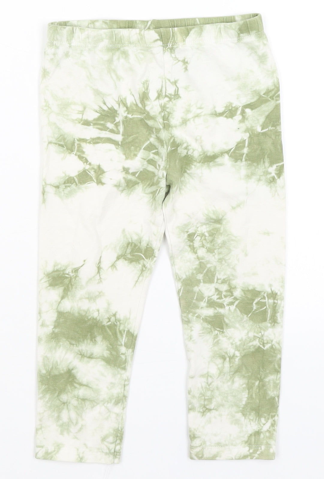 Preworn Girls White   Capri Trousers Size 2-3 Years