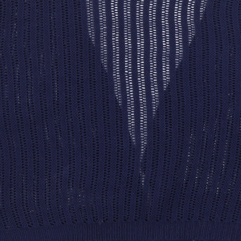 Preworn Womens Blue   Shrug Jumper Size 22