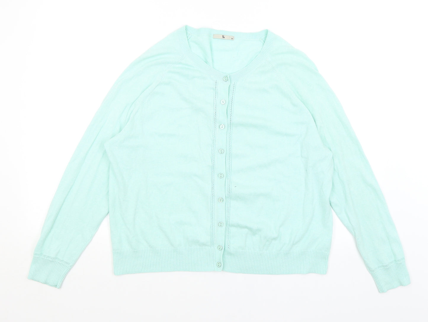 TU Womens Blue   Cardigan Jumper Size 20