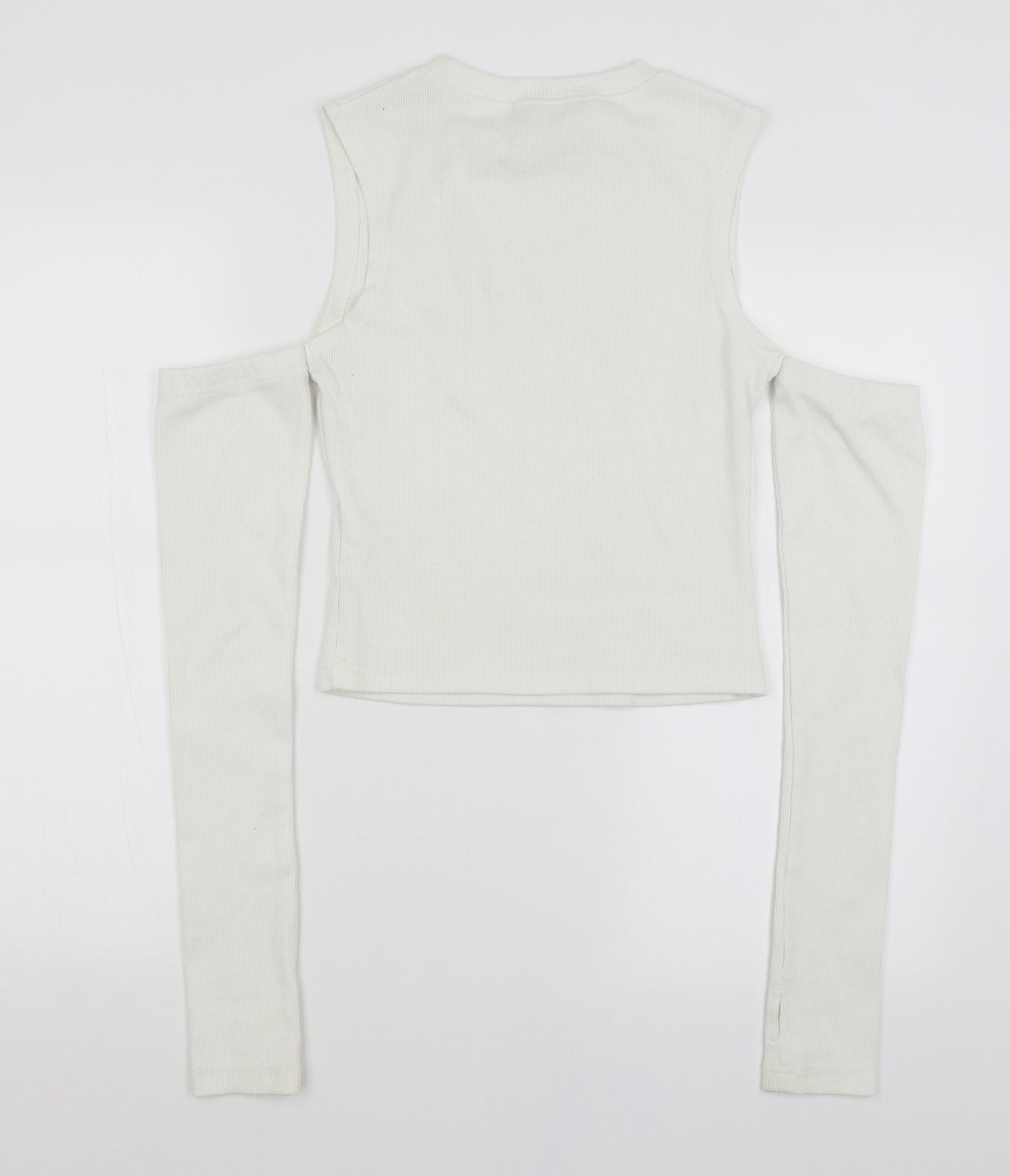 Missguided Womens White   Basic T-Shirt Size 8