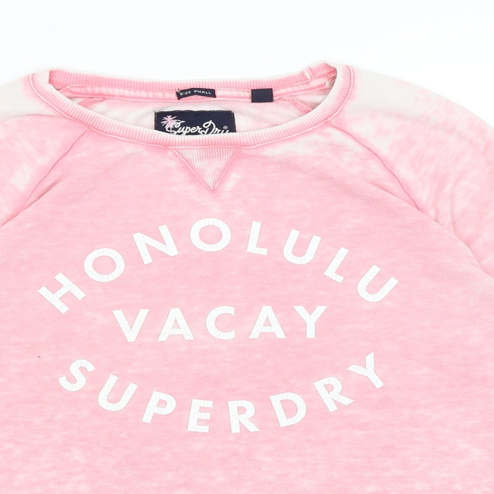 Superdry Womens Pink   Pullover Jumper Size S