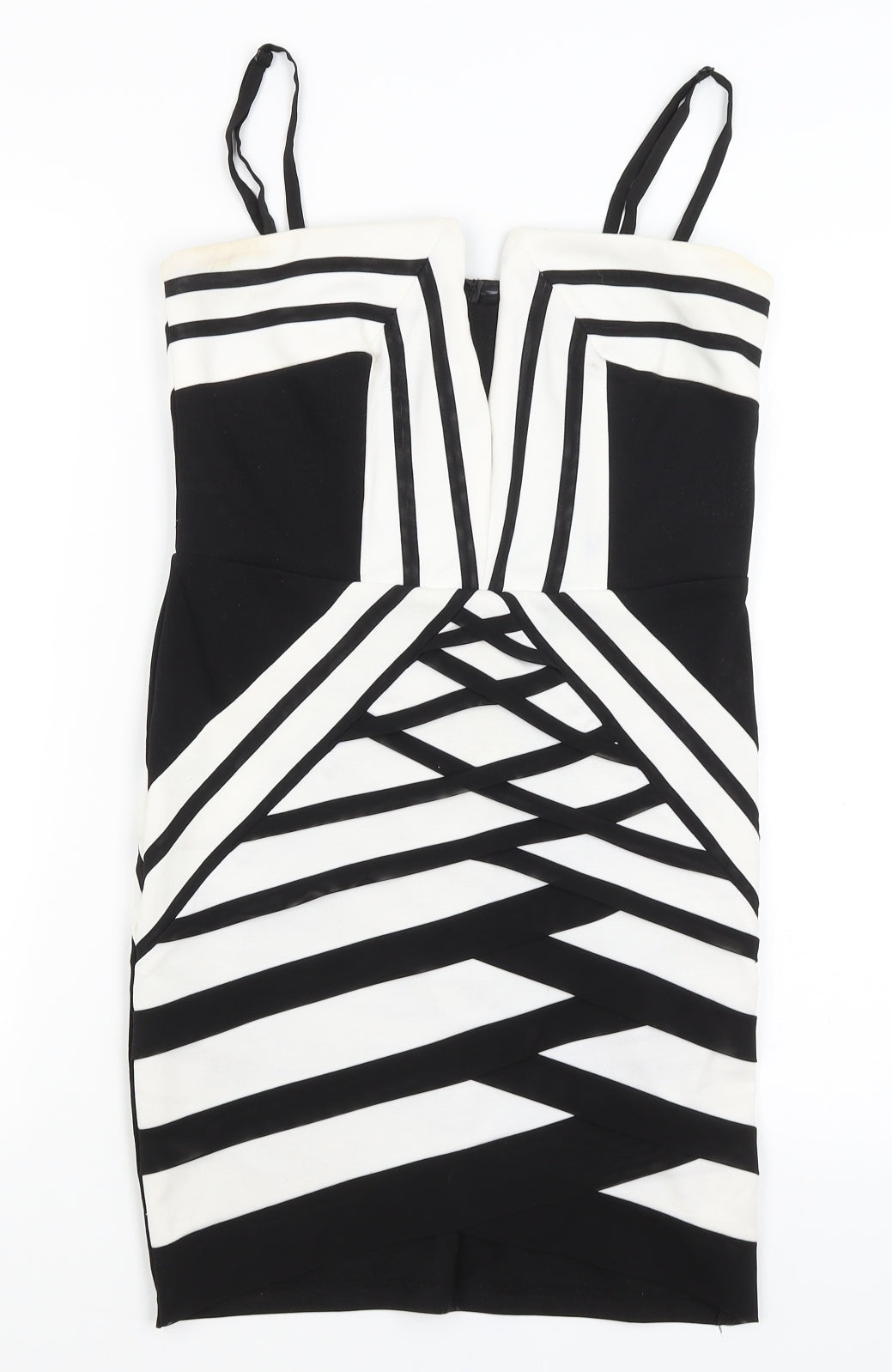 Lipsy London Womens Black   Bodycon  Size 12