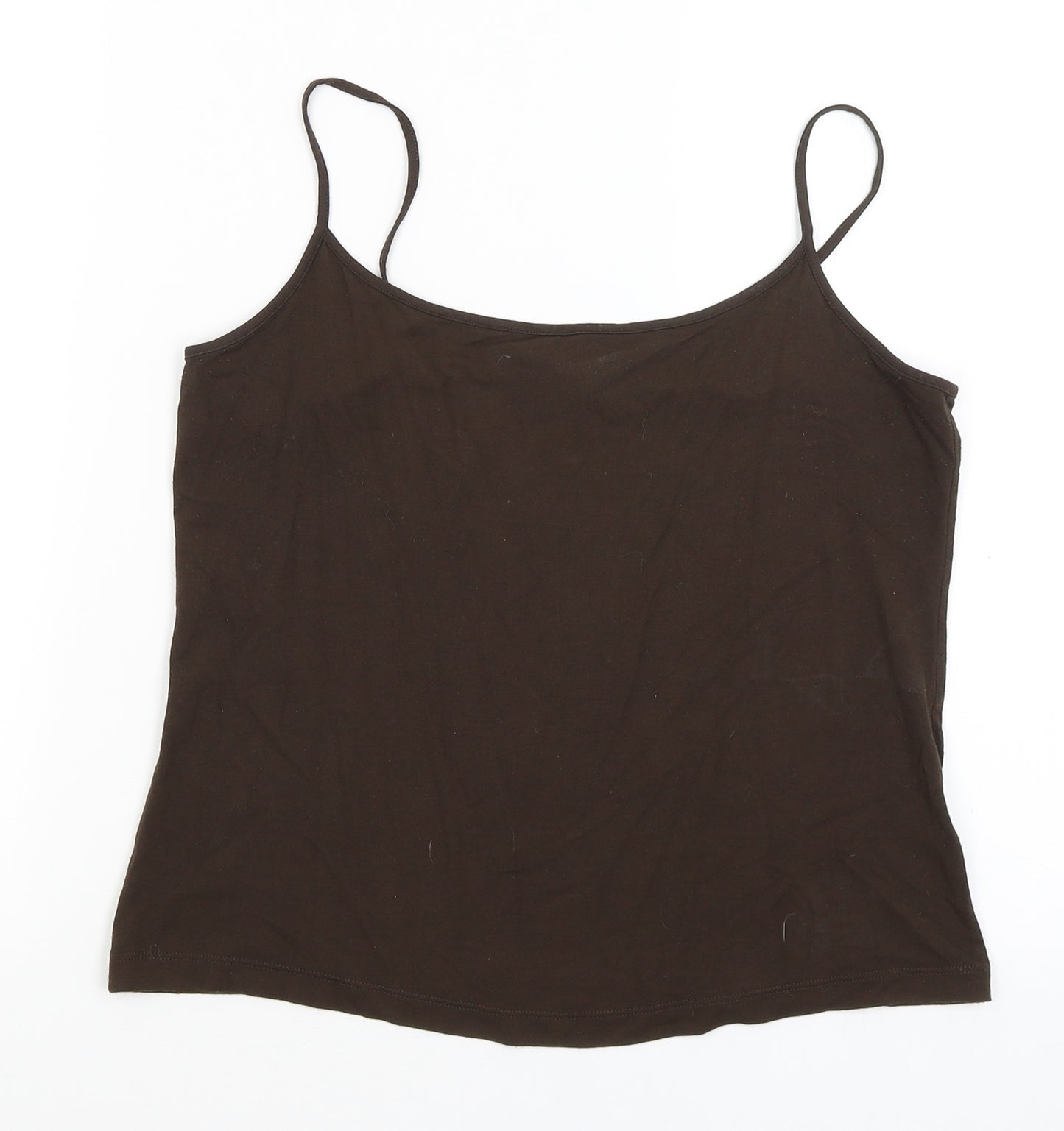 M&S Womens Brown   Camisole Tank Size 16