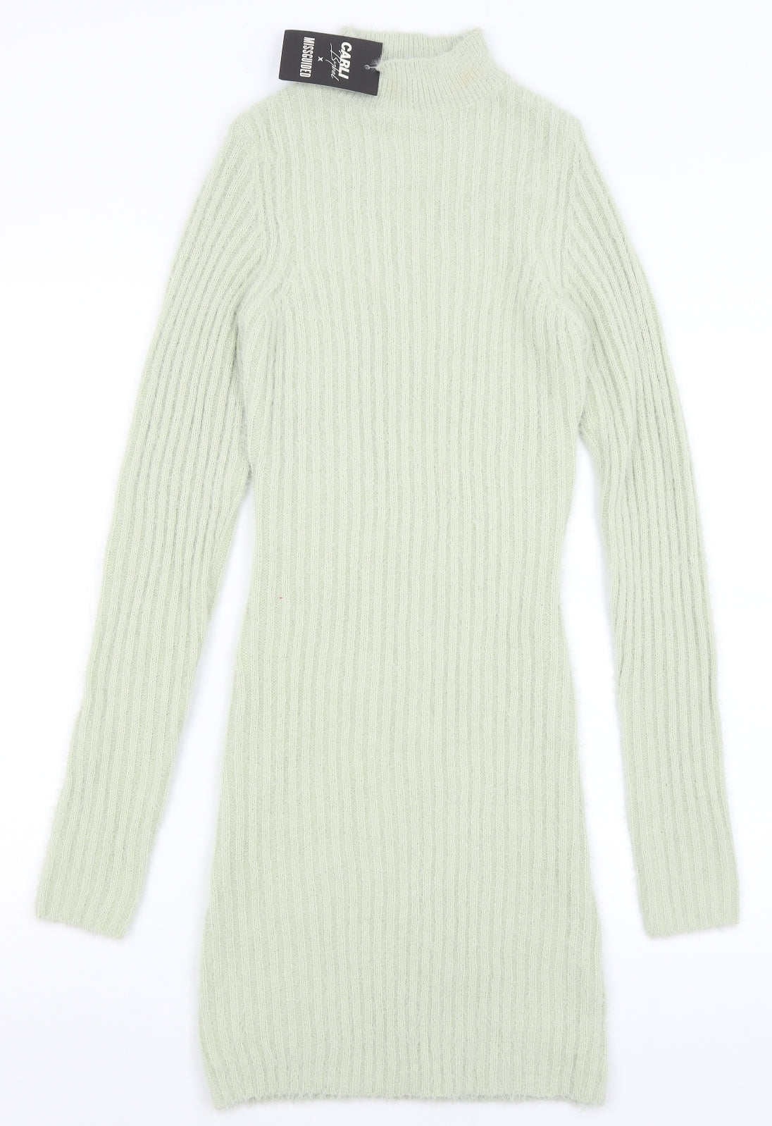 Missguided Womens Green   Jumper Dress  Size 8
