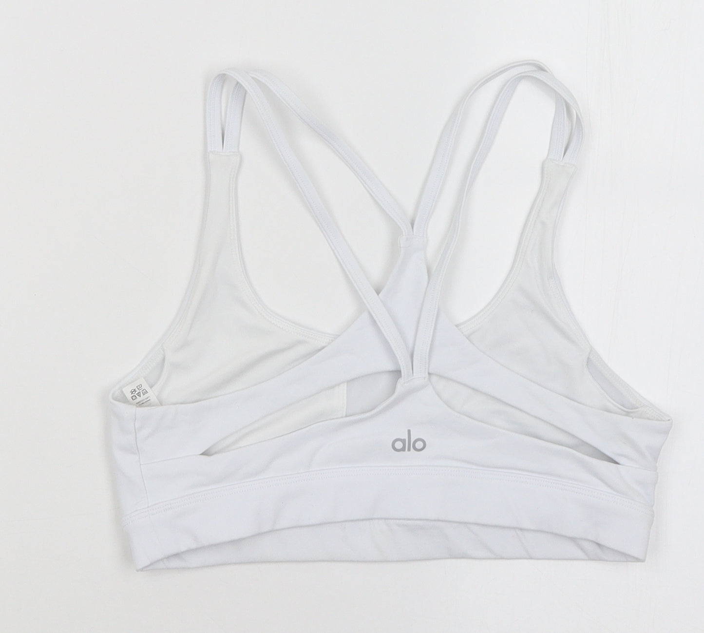 Alo Yoga Womens White   Cropped Tank Size M