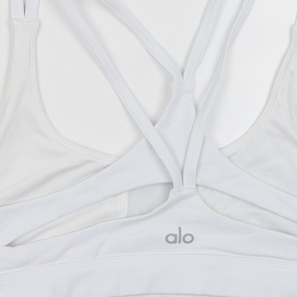 Alo Yoga Womens White   Cropped Tank Size M
