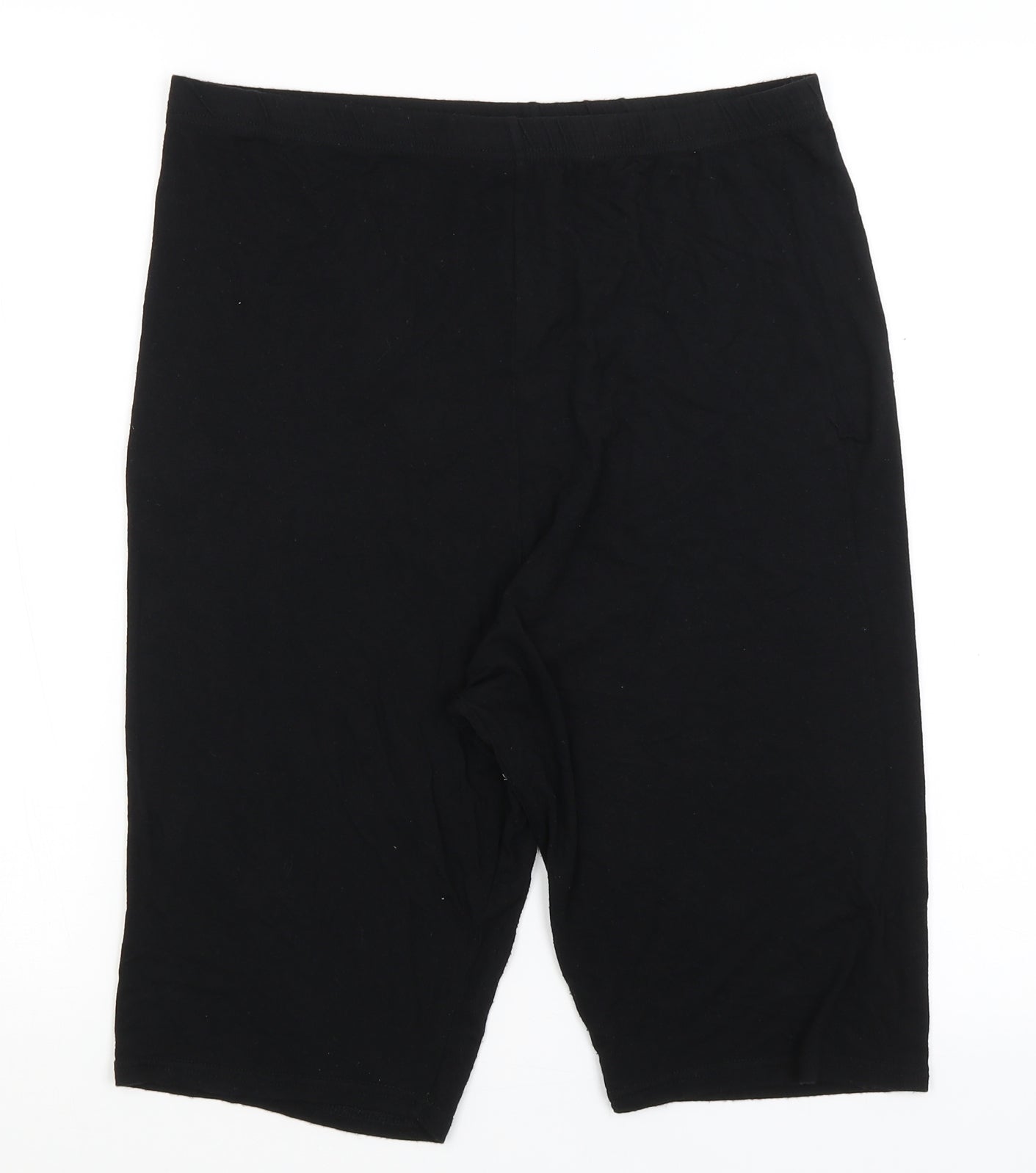 Boohoo Womens Black   Compression Shorts Size 20