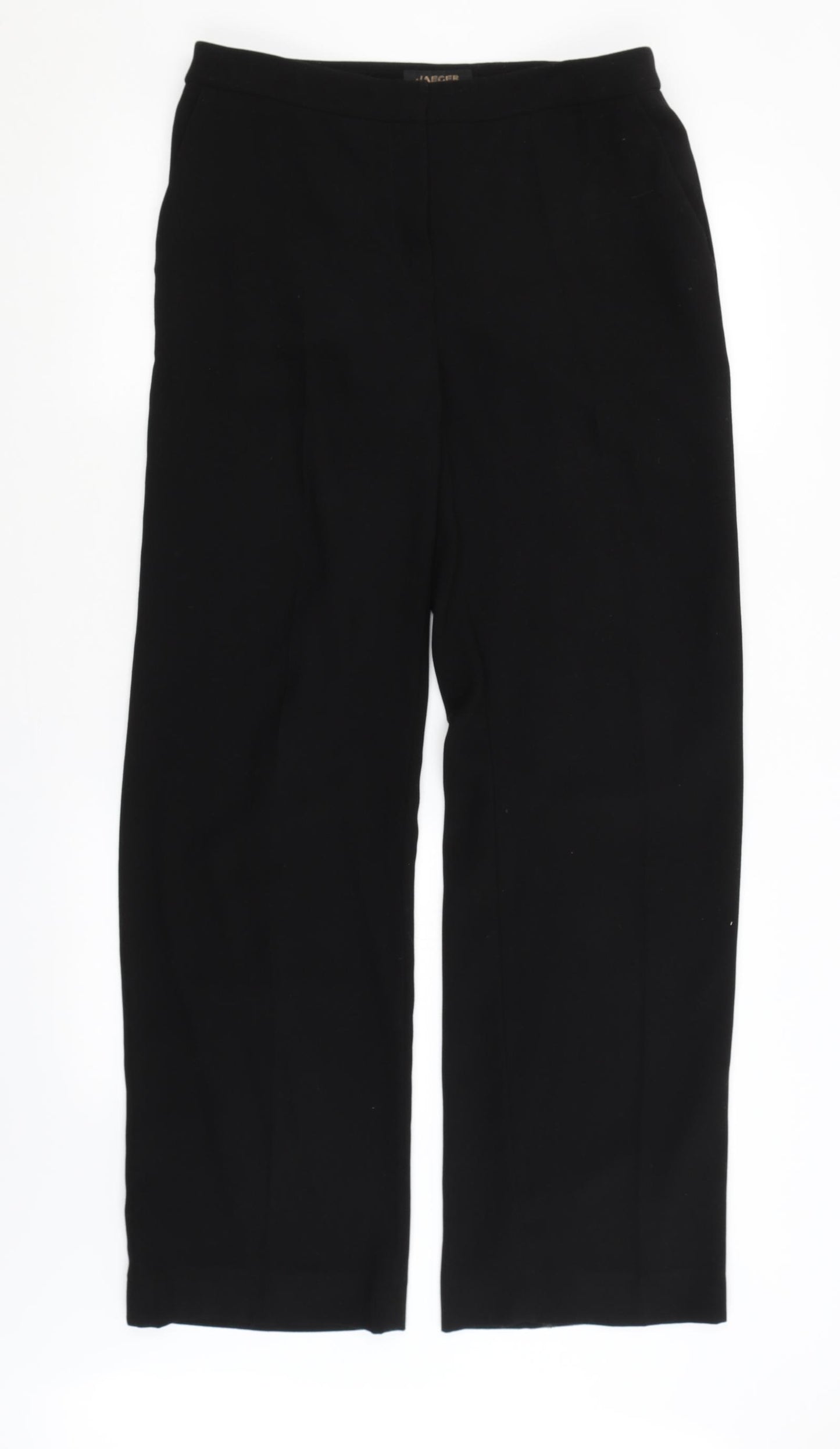 Jaeger Womens Black   Dress Pants Trousers Size 12 L32 in