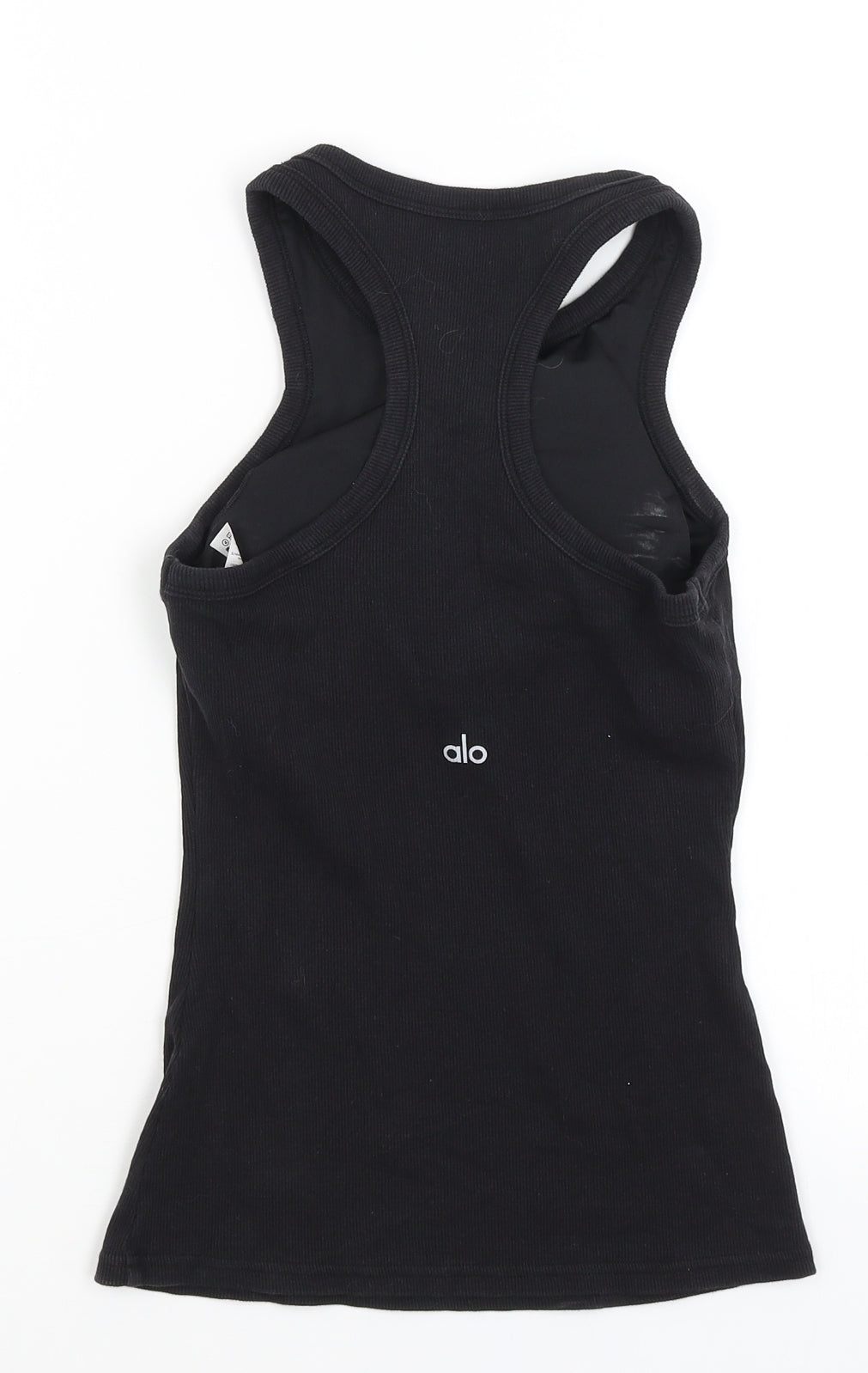 ALO Womens Black   Basic Tank Size S