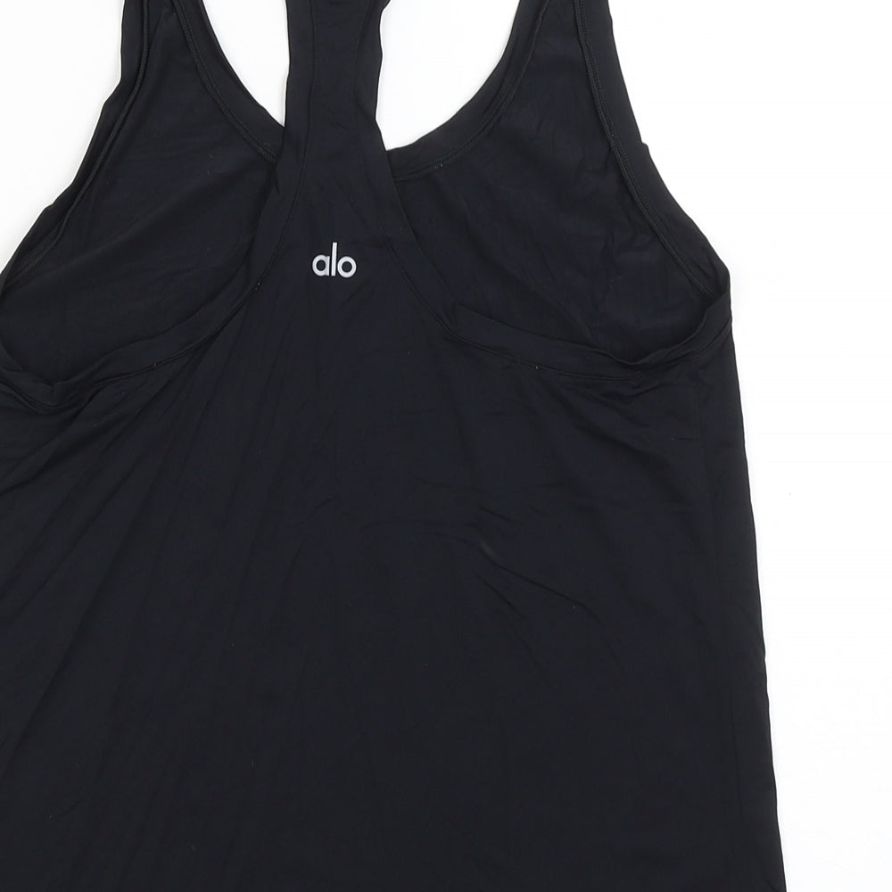 ALO Womens Black   Basic Tank Size S